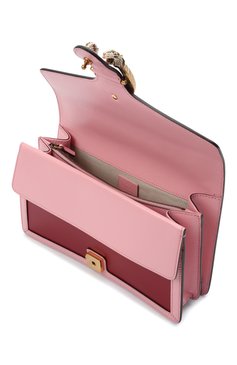 Женская сумка dionysus small GUCCI бордового цвета, арт. 400249/18YQX | Фото 4 (Сумки-технические: Сумки через плечо; Материал: Натуральная кожа; Размер: small)
