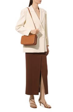 Женская сумка heritage FRENZLAUER светло-коричневого цвета, арт. HERITAGE BAG/W9 | Фото 7 (Сумки-технические: Сумки через плечо; Материал: Натуральная кожа; Ремень/цепочка: На ремешке; Размер: small)