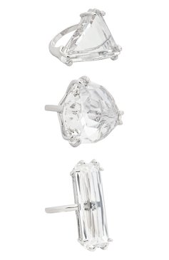 Женское набор из трех колец mesmera SWAROVSKI серебряного цвета, арт. 5600854 | Фото 1 (Региональные ограничения белый список (Axapta Mercury): Не проставлено; Нос: Не проставлено; Материал: Металл)