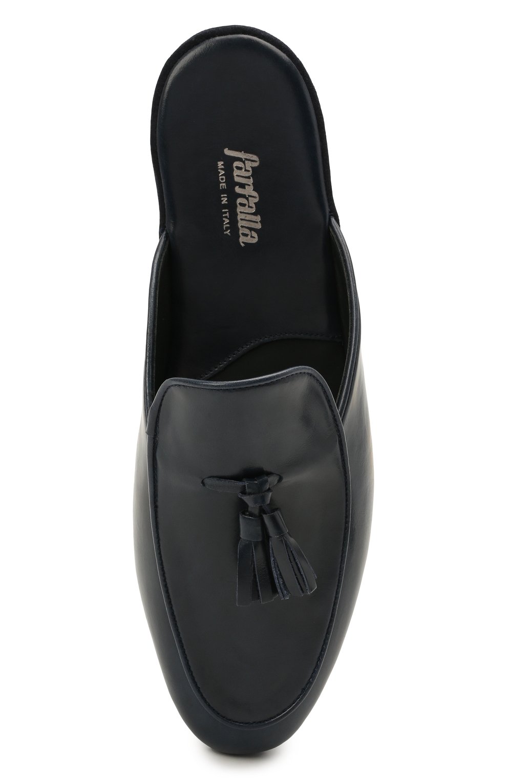 Кожаные домашние туфли Farfalla G61N Фото 5