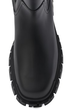 Мужские кожаные челси FENDI черного цвета, арт. 7U1446 AD7Q | Фото 6 (Каблук высота: Высокий; Материал внутренний: Натуральная кожа; Материал утеплителя: Без утеплителя; Подошва: Массивная; Мужское Кросс-КТ: Сапоги-обувь, Челси-обувь)
