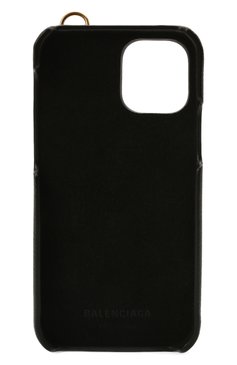 Комплект из чехлов для iphone 12/12 pro и airpods pro BALENCIAGA черного цвета, арт. 660066/13MVM | Фото 3 (Материал: Пластик)