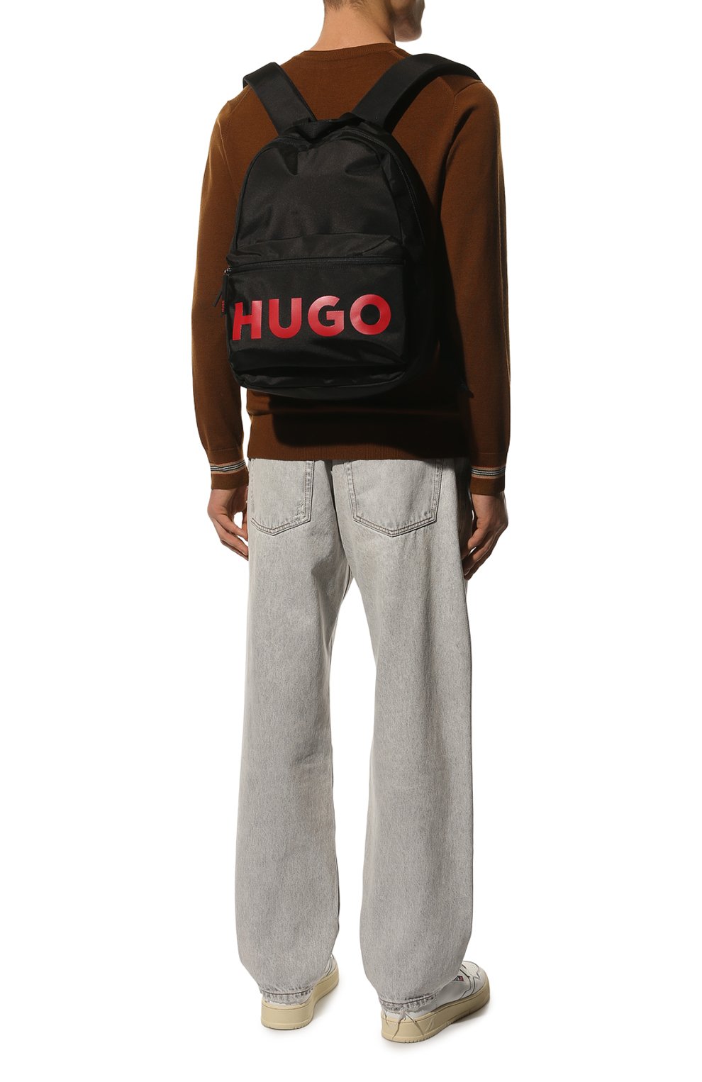Текстильный рюкзак HUGO 50478485, цвет чёрный, размер NS - фото 7