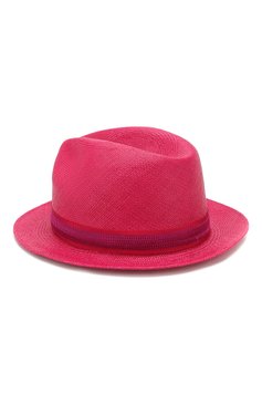 Женская шляпа mia LORO PIANA фуксия цвета, арт. FAF6732 | Фото 2 (Материал: Растительное волокно; Статус проверки: Проверено, Проверена категория)