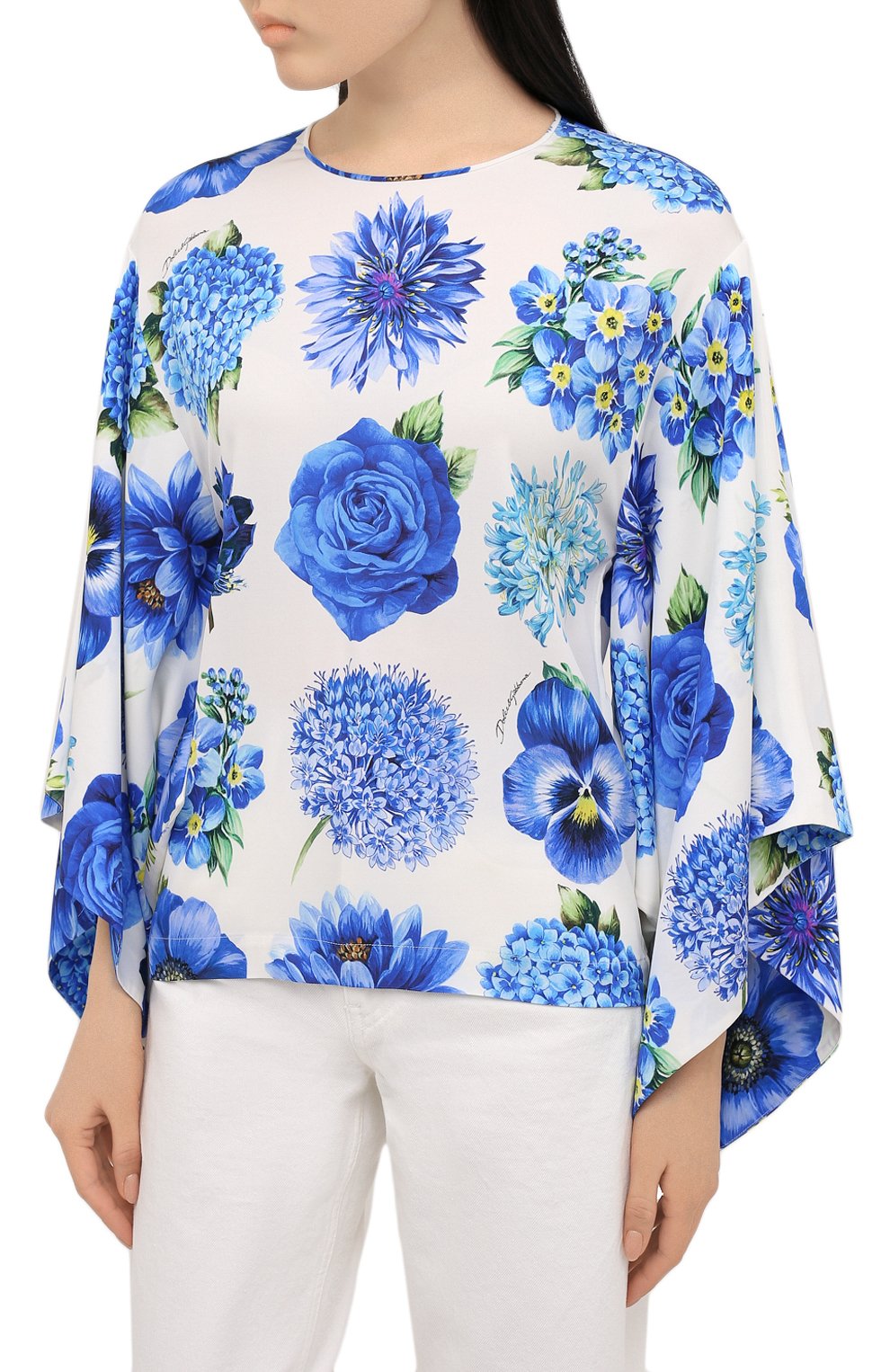 Шелковая блузка Dolce & Gabbana I7K33W/GDZAK Фото 3