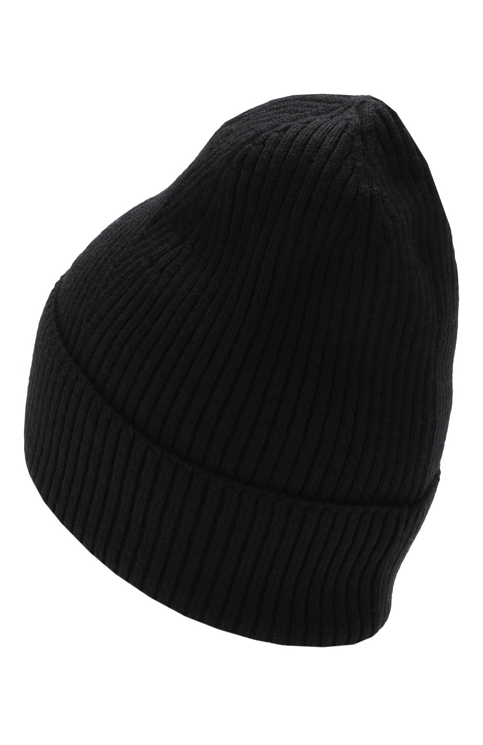 Мужская шерстяная шапка calm CANOE черного цвета, арт. 4817610 | Фото 2 (Материал: Текстиль, Шерсть; Кросс-КТ: Трикотаж; Статус проверки: Проверено, Проверена категория)
