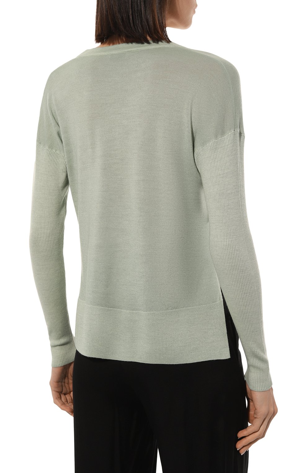 Шерстяной пуловер Gran Sasso 57246/28446, цвет зелёный, размер 44 57246/28446 - фото 4