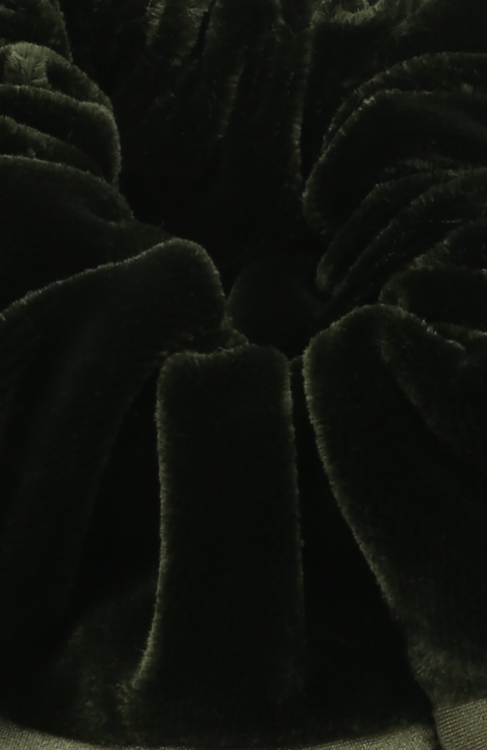 Женская резинка для волос ALEXANDRE DE PARIS темно-зеленого цвета, арт. TCH-17499-PM K | Фото 3