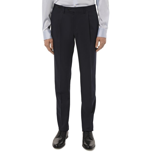 фото Брюки из шерсти и хлопка corneliani