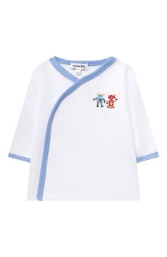 Детский комплект из распашонки и ползунков MAGNOLIA BABY голубого цвета, арт. 974-735P-LB | Фото 2 (Кросс-КТ НВ: Костюм; Региональные ограничения белый список (Axapta Mercury): RU; Материал внешний: Хлопок; Ростовка одежда: 3 мес | 62 см, 6 мес | 68 см, 0 - 3 мес | 50 - 60 см)