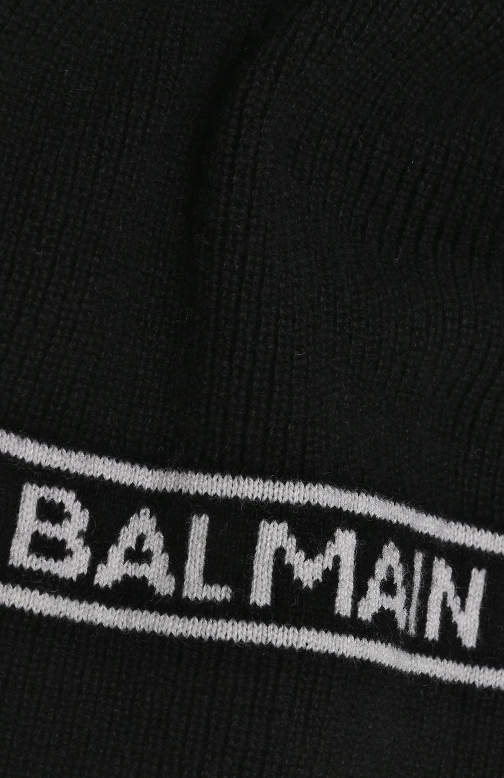 Шарф для мальчика для девочки из шерсти и шелка Balmain BT0P13 Фото 2