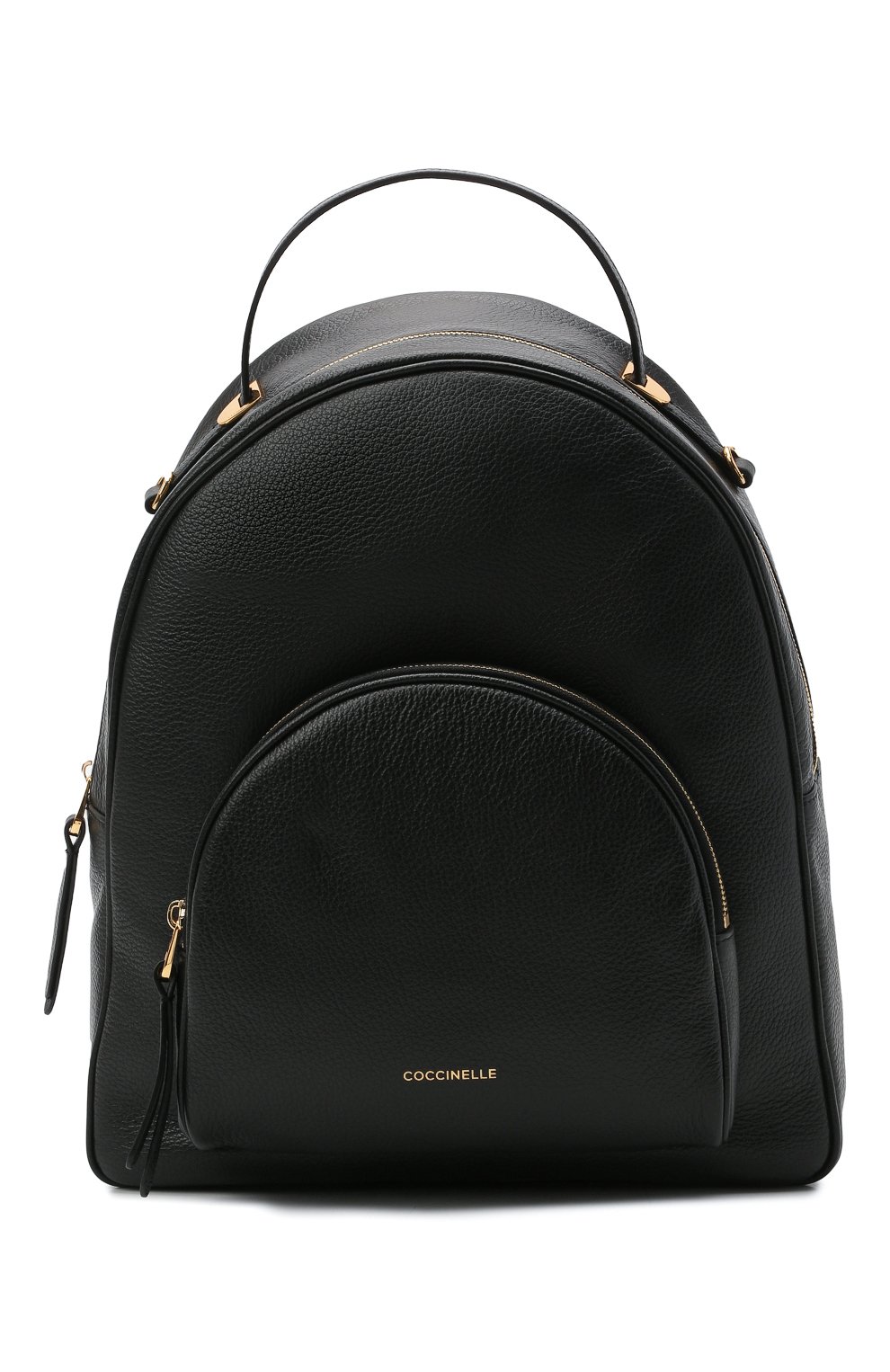 Женский рюкзак lea COCCINELLE черного цвета, арт. E1 H60 14 02 01 | Фото 1 (Материал: Натуральная кожа; Стили: Кэжуэл; Размер: large)