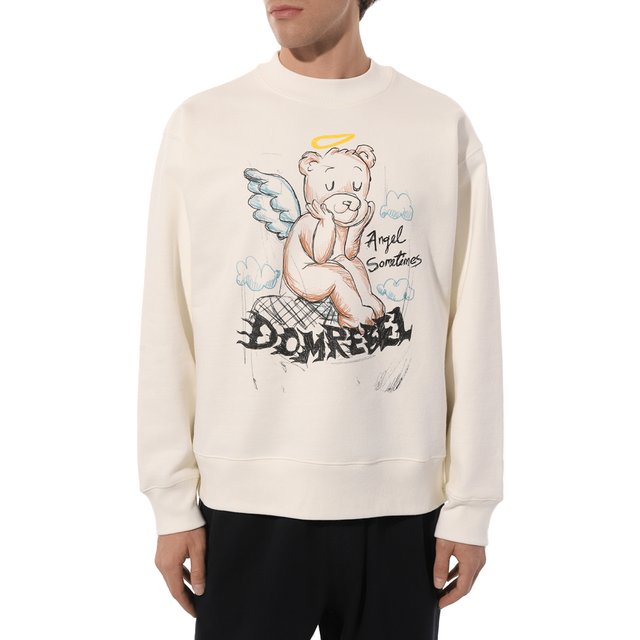 Хлопковый свитшот DOMREBEL  ANGELBEAR/SWEATSHIRT Фото 3