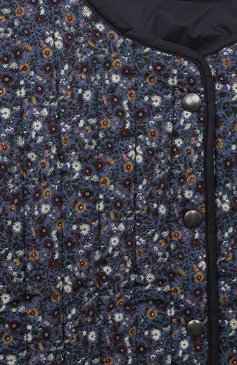 Детская стеганая куртка IL GUFO синего цвета, арт. A22GM373C4089/10A-14A | Фото 3 (Рукава: Длинные; Материал сплава: Проставлено; Материал внешний: Хлопок; Материал подклада: Синтетический материал; Кросс-КТ: Демисезон, Ветровка; Драгоценные камни: Проставлено)