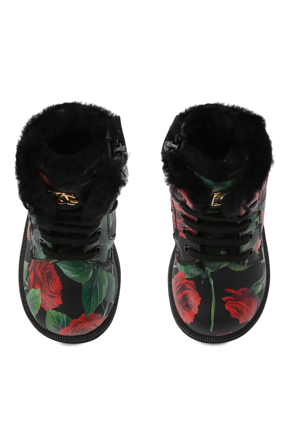 Кожаные ботинки Dolce & Gabbana D20073/AQ415 Фото 4