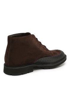 Мужские замшевые ботинки TOD’S темно-коричневого цвета, арт. XXM05C0CD60RE0 | Фото 4 (Мужское Кросс-КТ: Ботинки-обувь; Материал внутренний: Натуральная кожа; Материал утеплителя: Без утеплителя; Статус проверки: Проверено, Проверена категория; Подошва: Плоская; Материал внешний: Замша; Длина стельки: 29, 29,4, 29,8, 30,7, 24,8, 25,2, 25,7, 26,1, 26,5, 26,9, 27,4, 27,8, 28,2, 28,6)