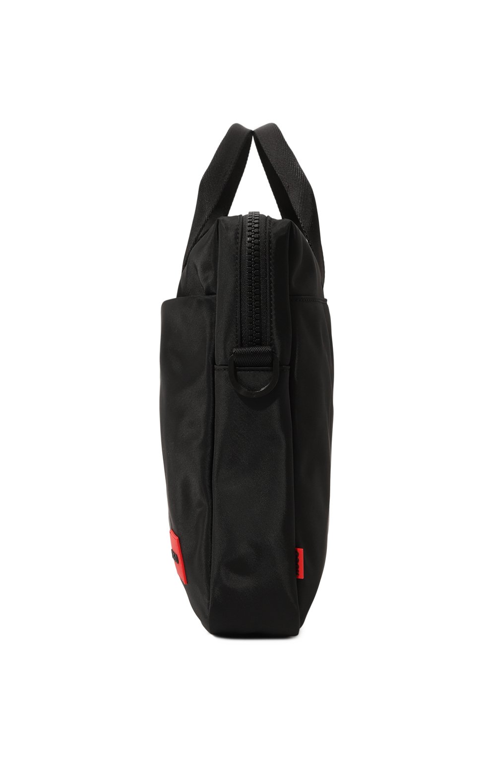 Мужская текстильная сумка для ноутбука HUGO черного цвета, арт. 50491765 | Фо то 4 (Материал сплава: Проставлено; Ремень/цепочка: На ремешке; Драгоценные камни: Проставлено; Размер: large)