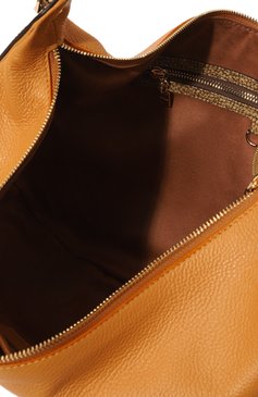 Женская сумка oyster hobo large BORBONESE коричневого цвета, арт. 923739 | Фото 5 (Сумки-технические: Сумки top-handle; Материал: Натуральная кожа; Размер: large)