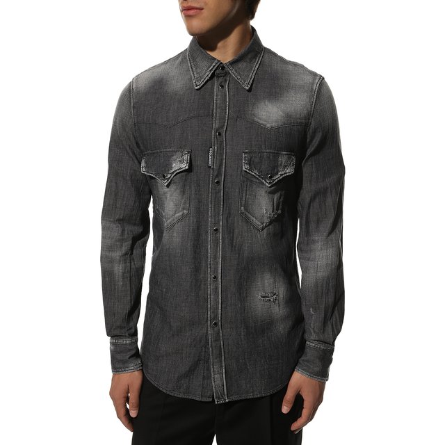 фото Джинсовая рубашка dsquared2