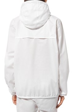 Женская анорак K-WAY белого цвета, арт. K61167W | Фото 4 (Кросс-КТ: Куртка; Рукава: Длинные; Материал внешний: Синтетический материал; Материал сплава: Проставлено; Стили: Спорт-шик; Драгоценные камни: Прос тавлено; Длина (верхняя одежда): Короткие)