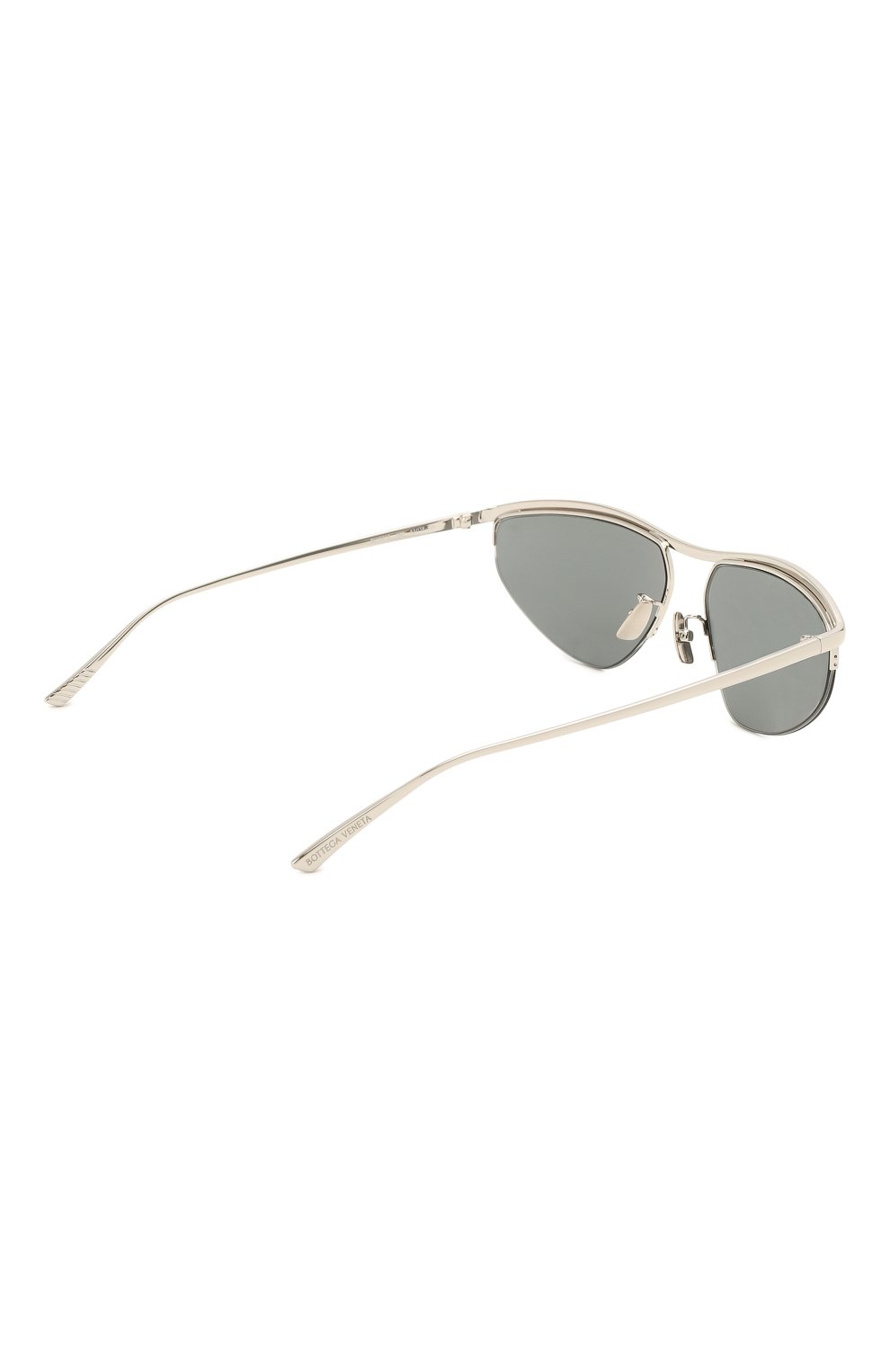 Женские солнцезащитные очки BOTTEGA VENETA серебряного цвета, арт. BV1091S | Фото 5 (Региональные ограничения белый список (Axapta Mercury): RU; Тип очков: С/з; Очки форма: Узкие)