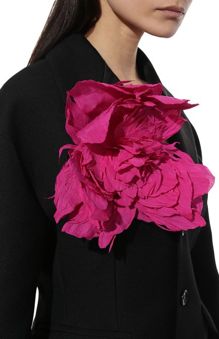 Женская брошь FLOWER ME фуксия цвета, арт. PION-NS020010L | Фото 2 (Материал: Текстиль)