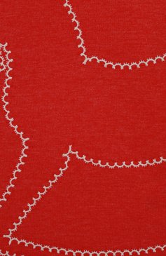 Детская хлопковая футболка ULYANA SERGEENKO красного цвета, арт. MLT003KD21P (0867б21) | Фото 3 (Девочки Кросс-КТ: футболка-одежда; Рукава: Короткие; Материал внешний: Хлопок; Ростовка одежда: 4 года | 104 см)