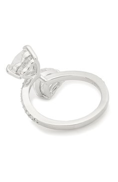 Женское кольцо attract soul heart SWAROVSKI серебряного цвета, арт. 5535192 | Фото 2 (Материал: Металл)