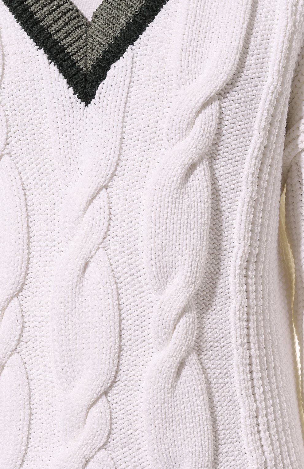 Хлопковый свитер BOSS 50486717, цвет белый, размер 48 - фото 5