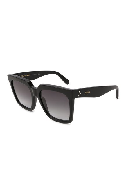 Женские солнцезащитные очки CELINE EYEWEAR черного цвета, арт. CL4055IN 01B | Фото 1 (Тип очков: С/з; Оптика Гендер: оптика-женское; Очки форма: Квадратные)