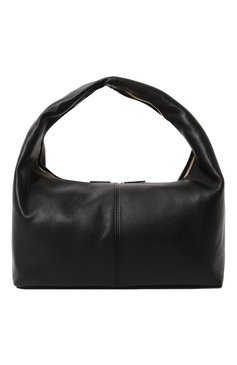 Женская сумка panier FRENZLAUER черного цвета, арт. T42 | Фото 1 (Сумки-технические: Сумки top-handle; Материал: Натуральная кожа; Материал сплава: Проставлено; Драгоценные камни: Проставлено; Размер: large)