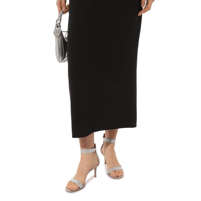 фото Текстильные босоножки portofino gianvito rossi