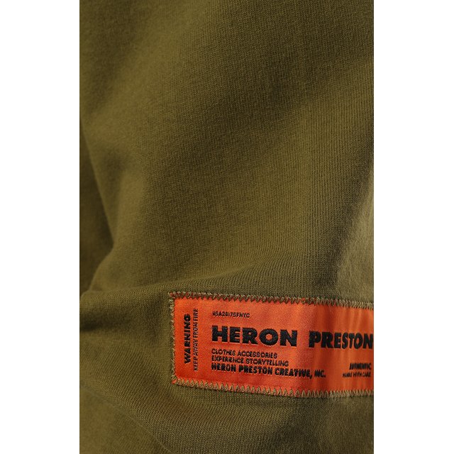 фото Хлопковый лонгслив heron preston