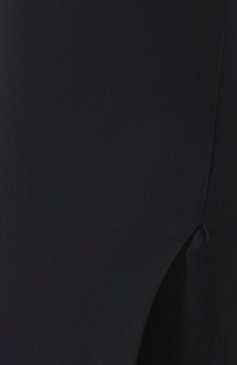 Женская шелковая юбка GIORGIO ARMANI темно-синего цвета, арт. 0SHNN03N/T0010 | Фото 5 (Материал внешний: Шелк; Женское Кросс-КТ: Юбка-карандаш, Юбка-одежда; Материал сплава: Проставлено; Длина Ж (юбки, платья, шорты): До колена; Драгоценные камни: Проставлено; Материал подклада: Шелк)