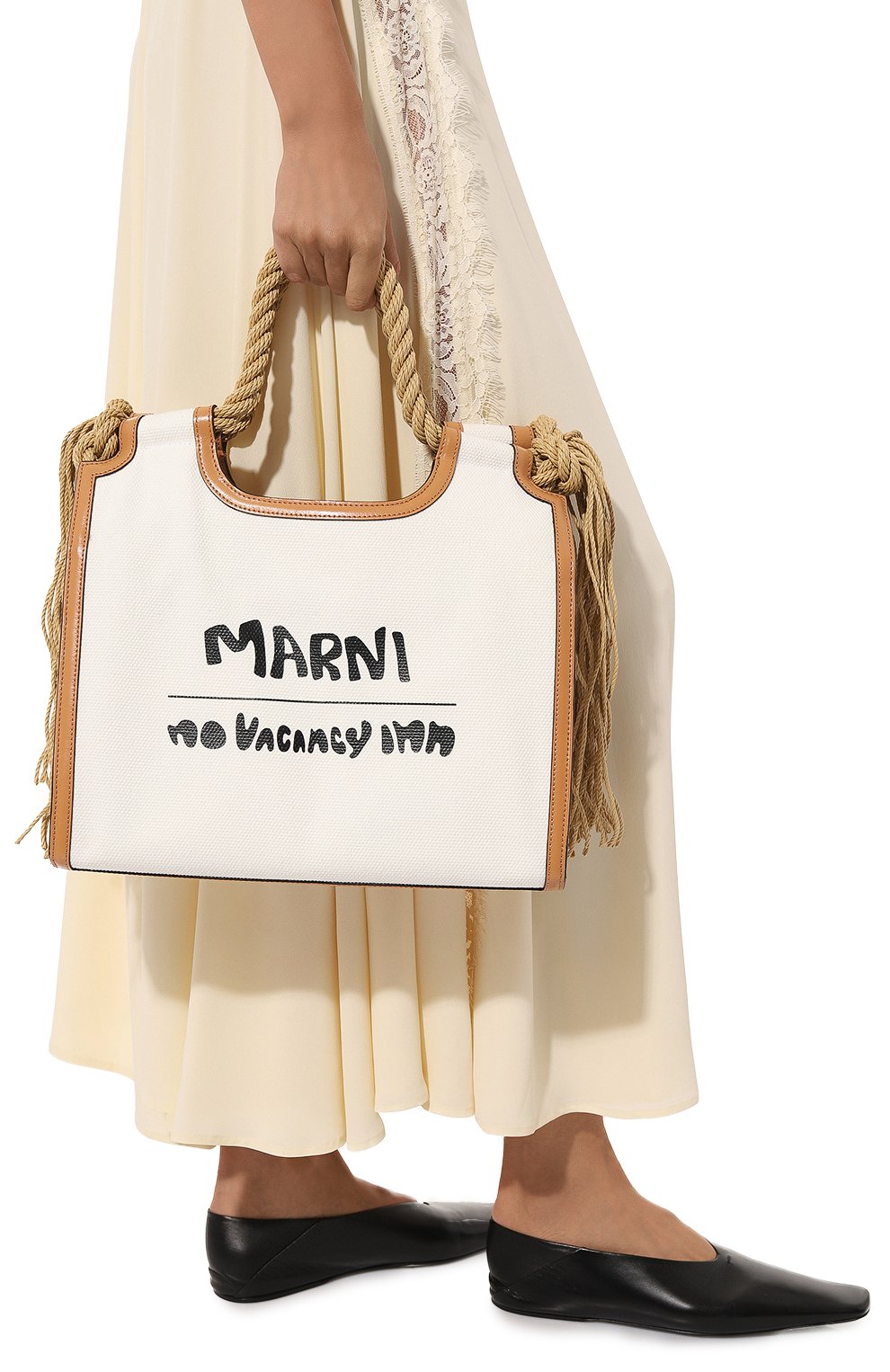 Сумка-тоут Marcel Marni x No Vacancy Inn Marni  BMMP0024U2 P5493 Фото 2