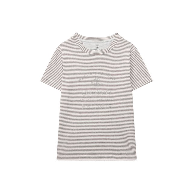 Хлопковая футболка Brunello Cucinelli