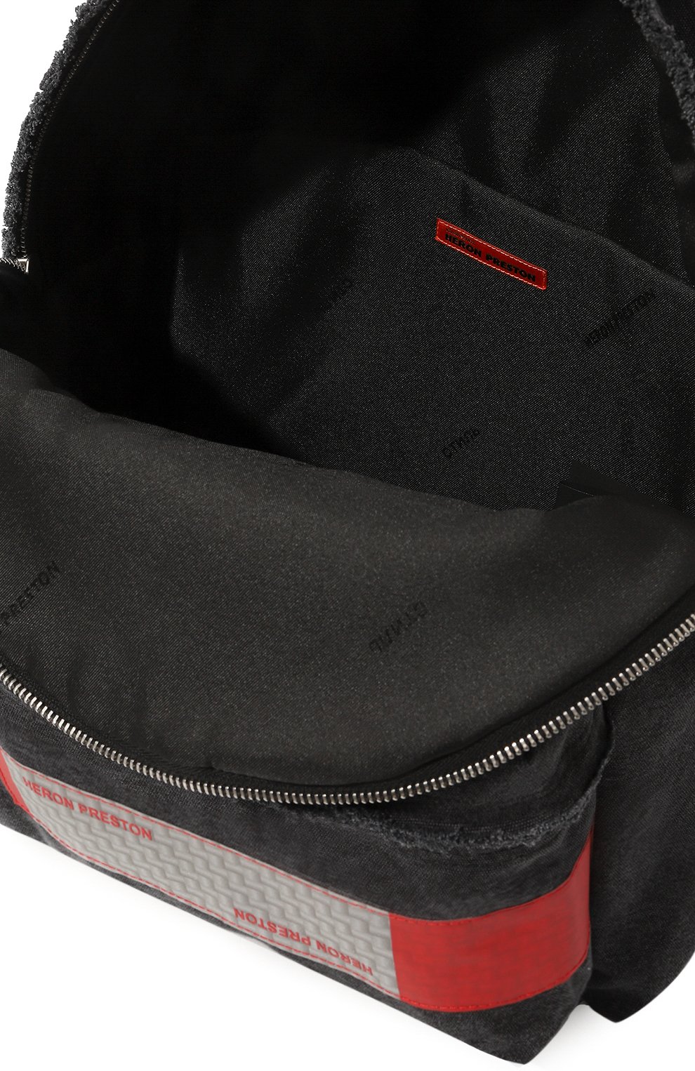 Женский рюкзак HERON PRESTON черного цвета, арт. HWNB011F22FAB0011000 | Фото 5 (Размер: medium; Материал: Текстиль; Стили: Кэжуэл)