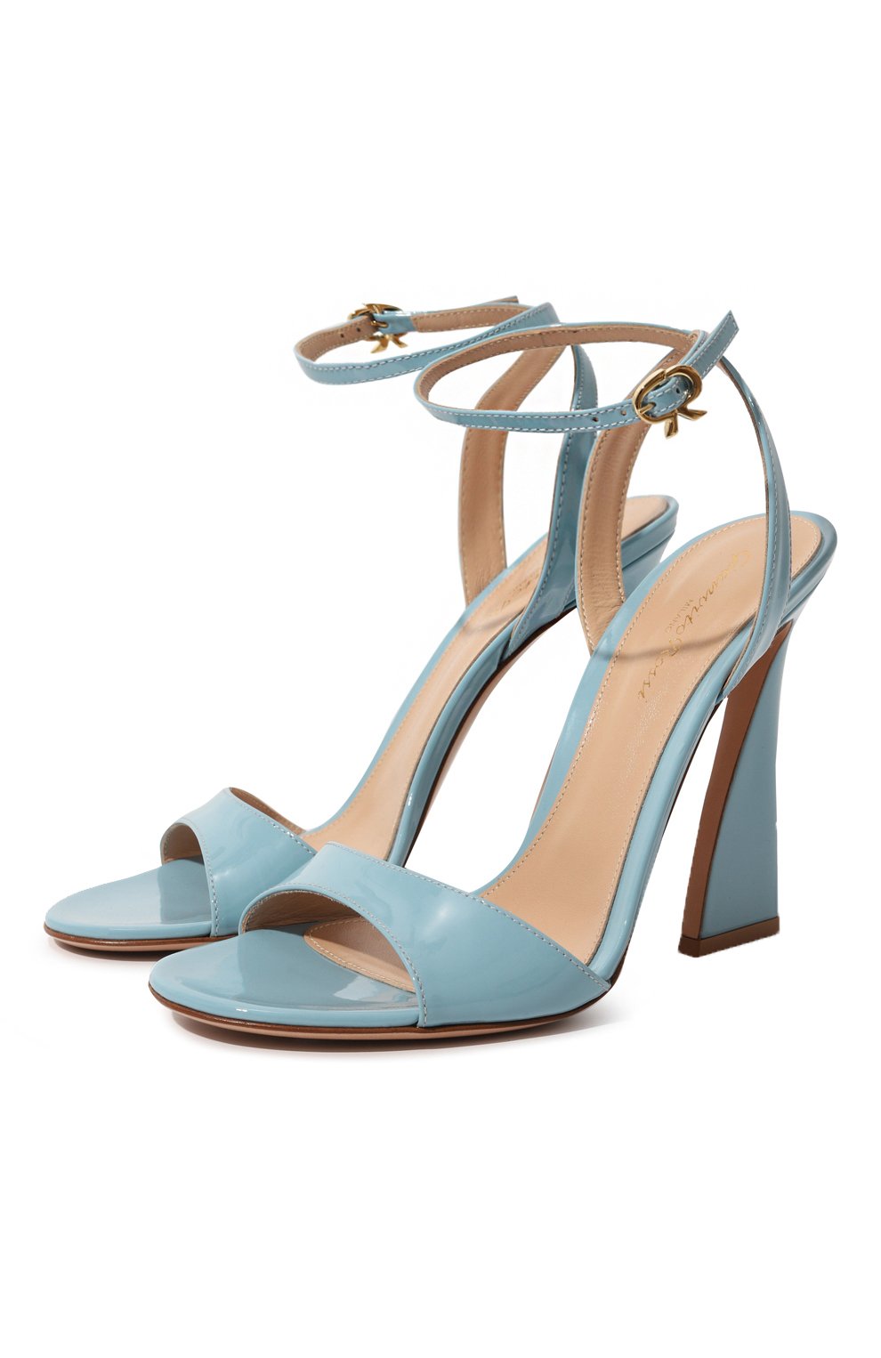 Кожаные босоножки Aura Gianvito Rossi G31826.15RIC.VERAIRR