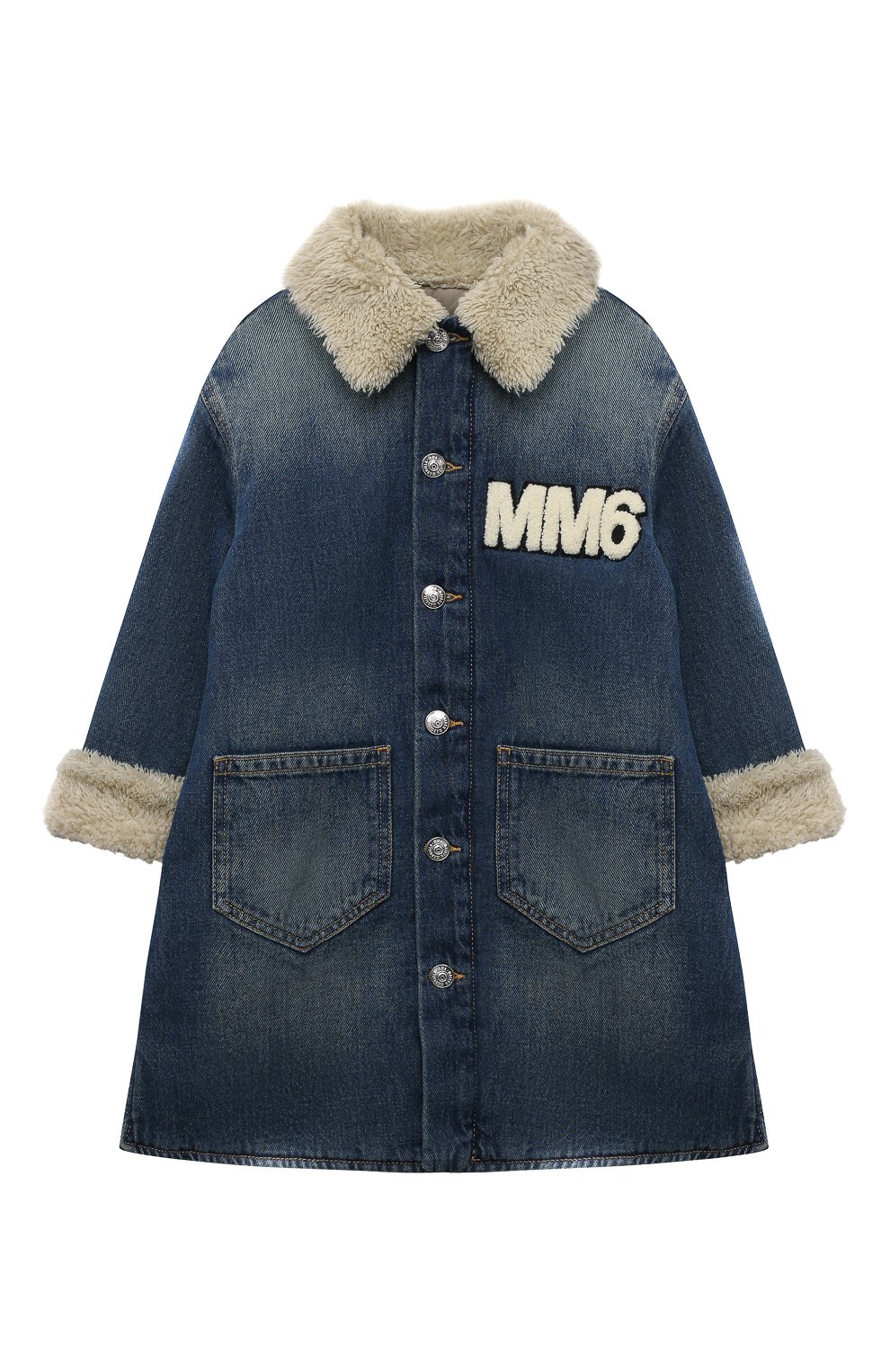 Джинсовое пальто MM6