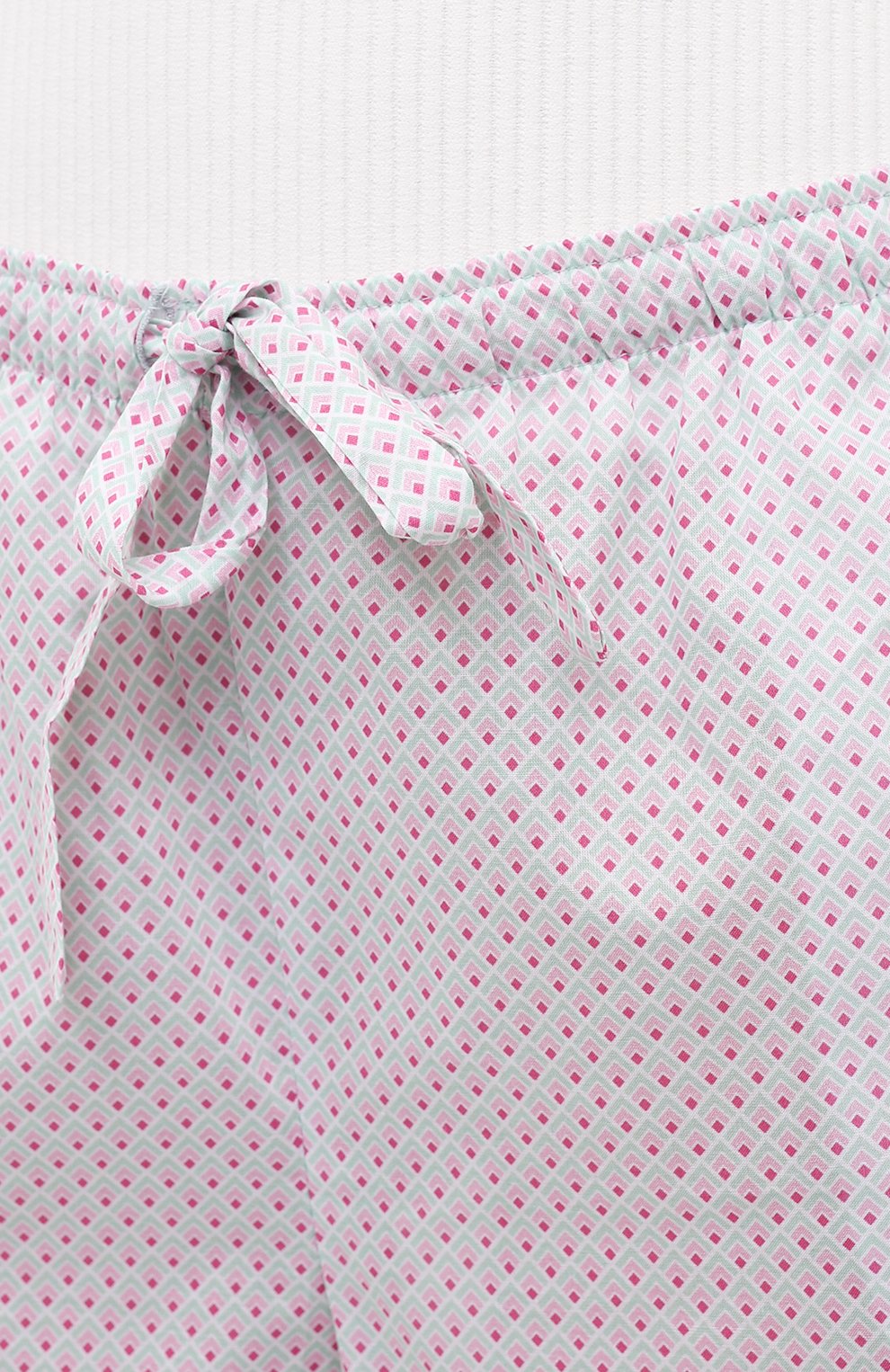 Женские хлопковые шорты DEREK ROSE светло-розового цвета, арт. 1253-LEDB040 | Фото 5 (Женское Кросс-КТ: Домашние шорты; Материал внешний: Хлопок)