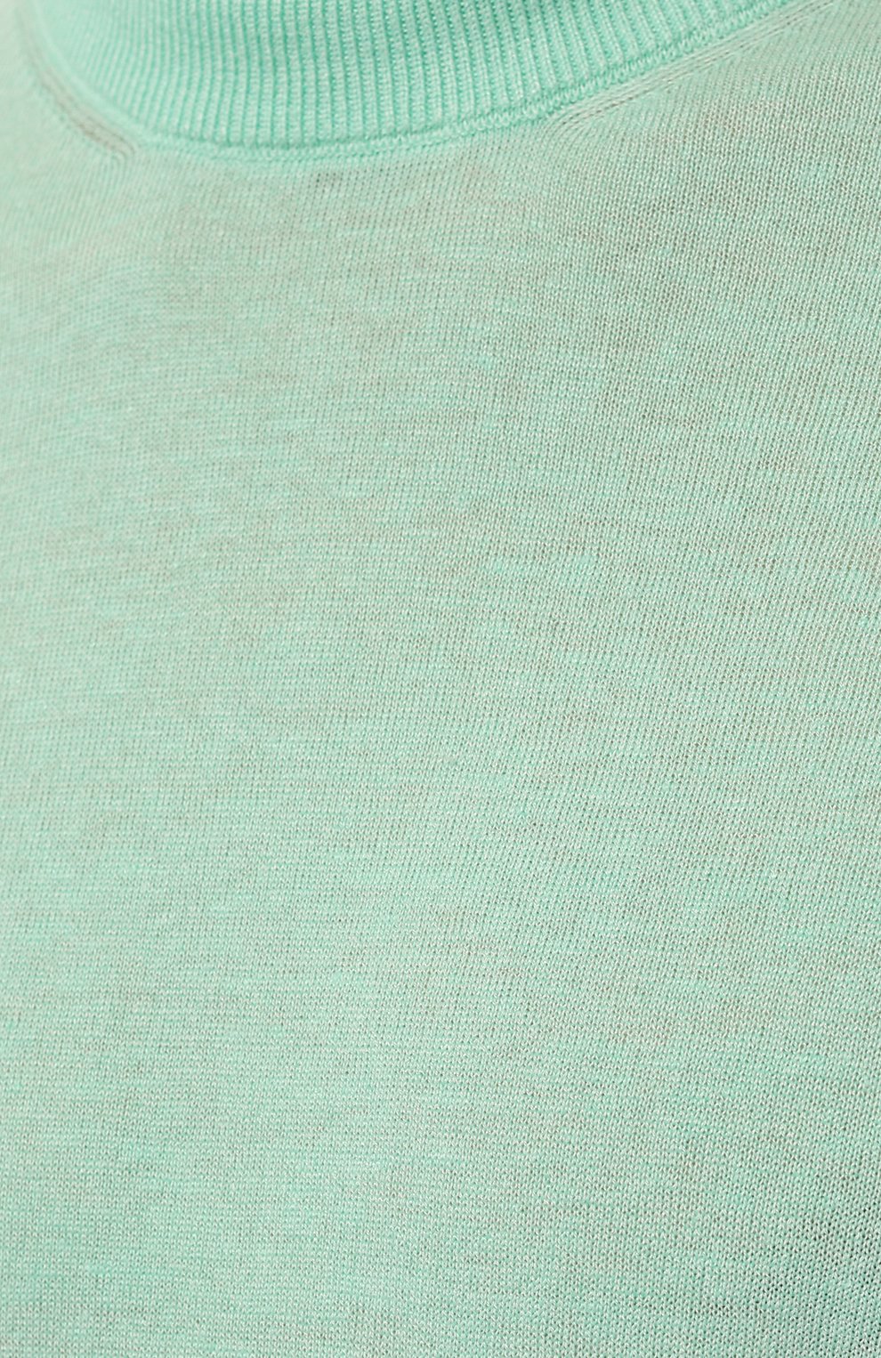 Джемпер изо льна и вискозы BOSS 50486728, цвет зелёный, размер 50 - фото 5