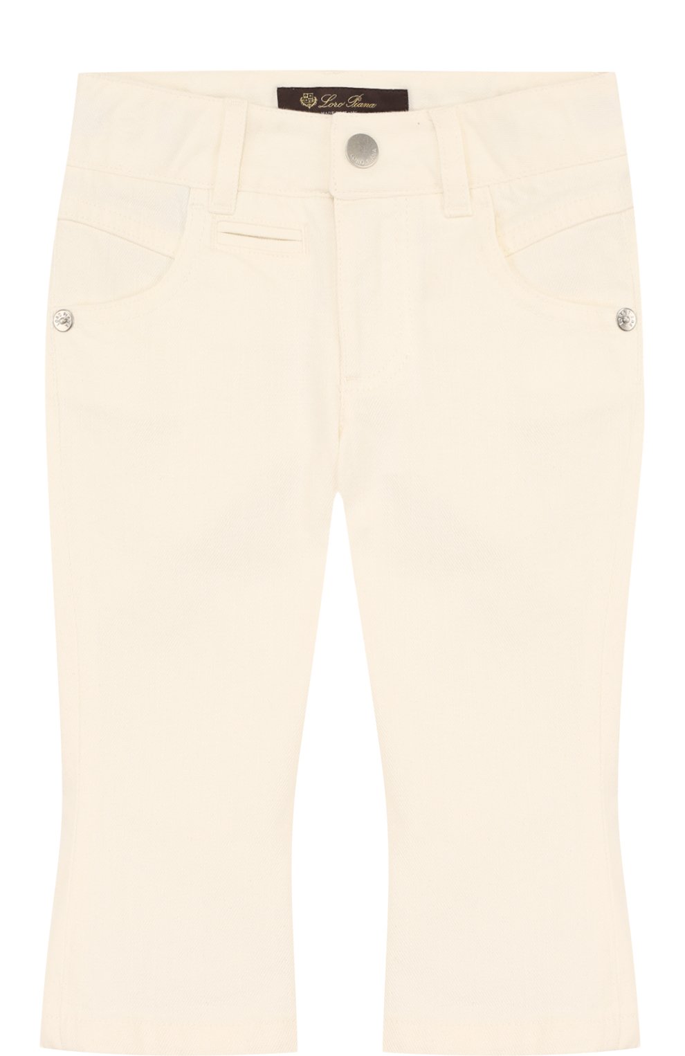 Расклешенные джинсы с фигурными карманами Loro Piana FAI0656