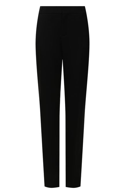 Женские шерстяные брюки SAINT LAURENT черного цвета по цене 83950 руб., арт. 512293/Y239W | Фото 1