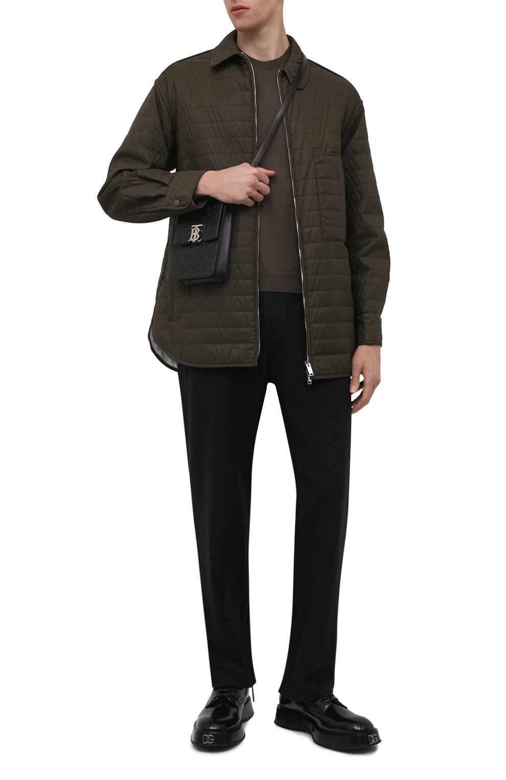 Мужская утепленная куртка VALENTINO хаки цвета, арт. XV3CLH367TV | Фото 2 (Кросс-КТ: Куртка; Рукава: Длинные; Длина (верхняя одежда): До середины бедра; Материал внешний: Синтетический материал; Мужское Кросс-КТ: утепленные куртки; Материал сплава: Проставлено; Нос: Не проставлено; Стили: Милитари; Материал подклада: Синтетический материал; Драгоценные камни: Проставлено)
