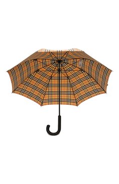 Мужской зонт-трость BURBERRY бежевого цвета, арт. 8025464 | Фото 3 (Материал: Текстиль, Синтетический материал)