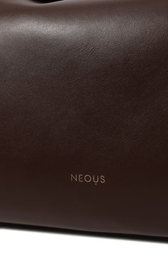 Женская сумка scorpius NEOUS темно-коричневого цвета, арт. 00017A23 | Фото 3 (Сумки-технические: Сумки-шопперы, Сумки top-handle; Материал: Натуральная кожа; Размер: large)