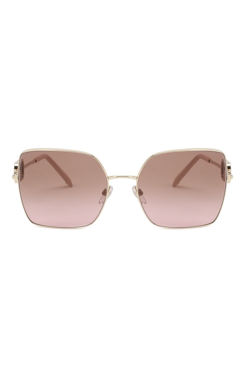Женские солнцезащитные очки VALENTINO розового цвета, арт. 2041-300314 | Фото 3 (Тип очков: С/з; Оптика Гендер: оптика-женское; Очки форма: Бабочка)