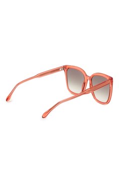 Женские солнцезащитные очки ISABEL MARANT оранжевого цвета, арт. IM0123 1N5 | Фото 4 (Материал: Пластик; Тип очков: С/з;  Очки форма: Квадратные; Оптика Гендер: оптика-женское)