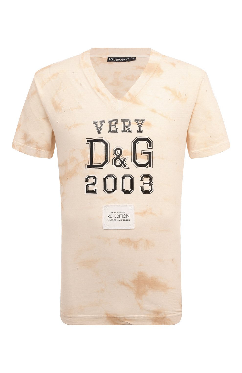 Хлопковая футболка Dolce & Gabbana G8QI1T/G7I2R