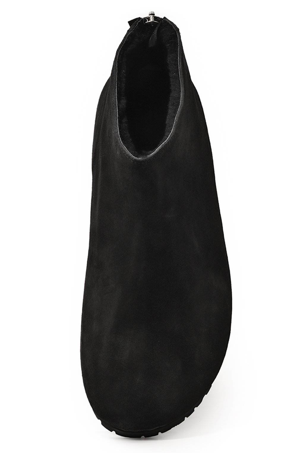 Мужские замшевые сапоги MOMA черного цвета, арт. 54301C-SAM0N | Фото 6 (Материал утеплител я: Натуральный мех; Материал внутренний: Натуральная кожа; Материал сплава: Проставлено; Подошва: Плоская; Драгоценные камни: Проставлено; Мужское Кросс-КТ: Сапоги-обувь; Материал внешний: Замша)